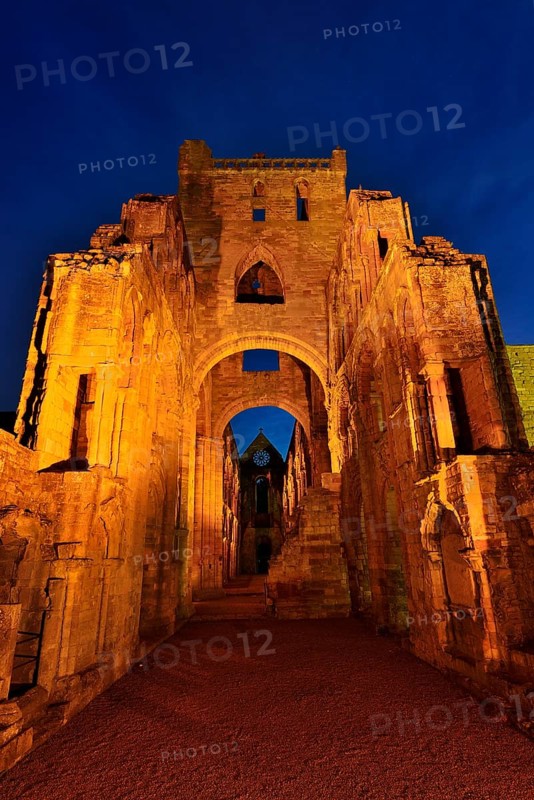 The ruins of Jedburgh Abbey