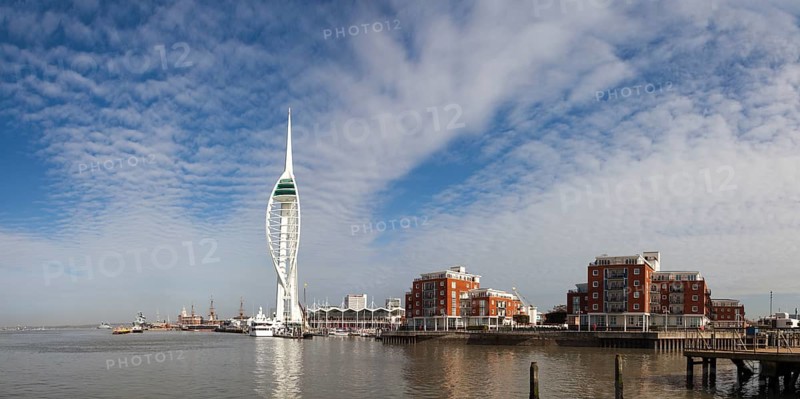 Panorama of Portsmouth Harbour from the Point