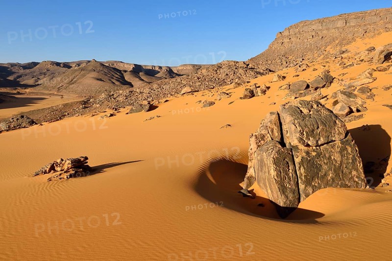 Western escarpment of Tadrart plateau