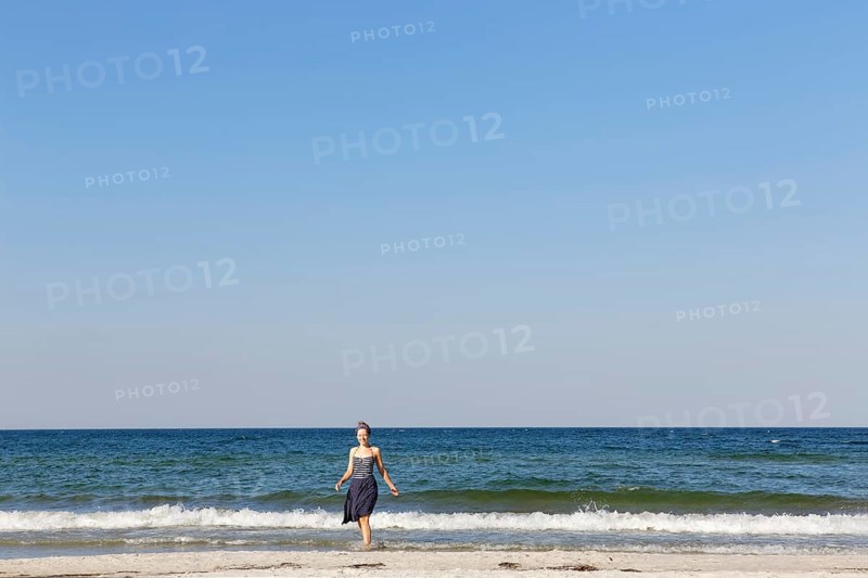 Woman on the beach