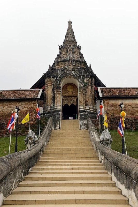 Stairs to the entrance portal