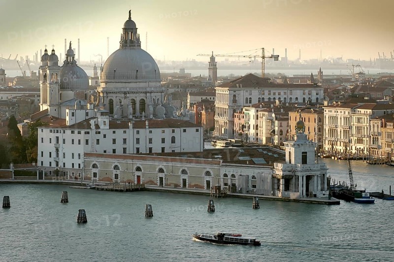 View from the Church of San Giorgio Maggiore across the Canale della Giudecca towards the Church of Santa Maria della Salute