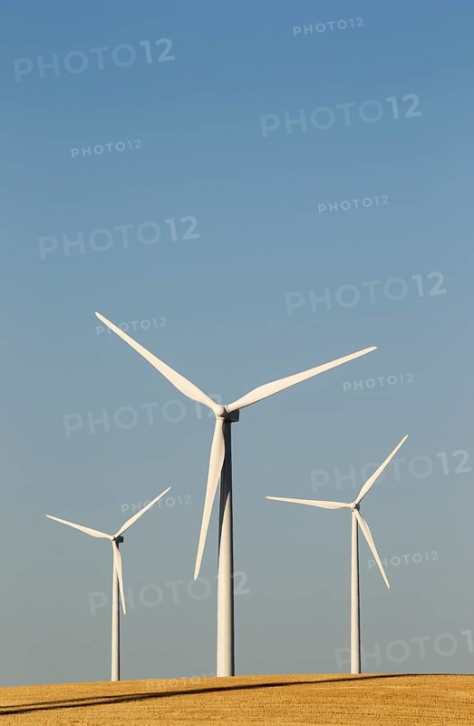 Windmills on a wind farm near Sanlucar de Barrameda