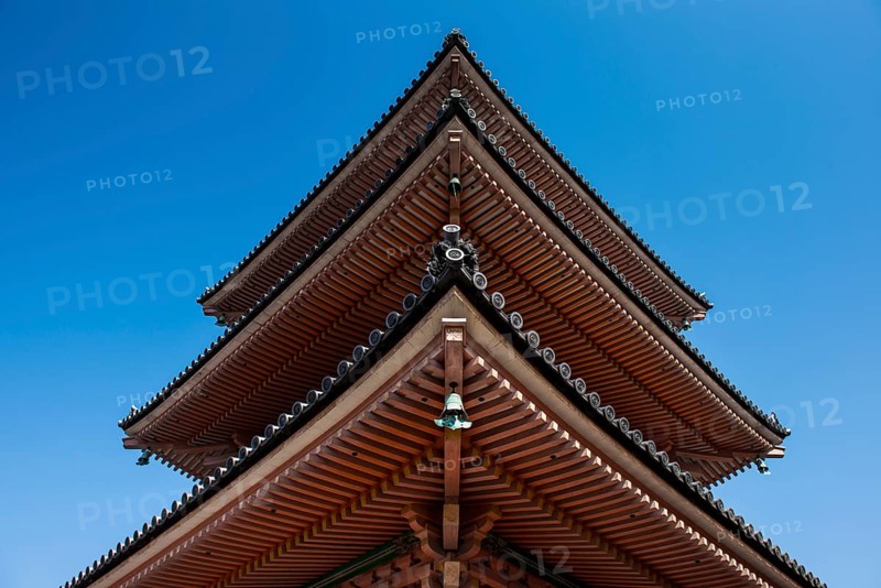 Huge pagoda in the Kiyomizu-dera temple