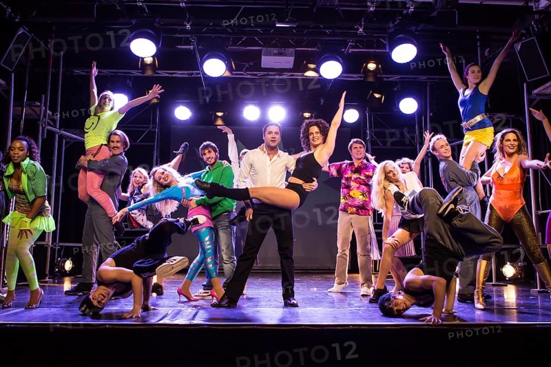 Performers in the musical Flashdance in Le Theatre in Kriens