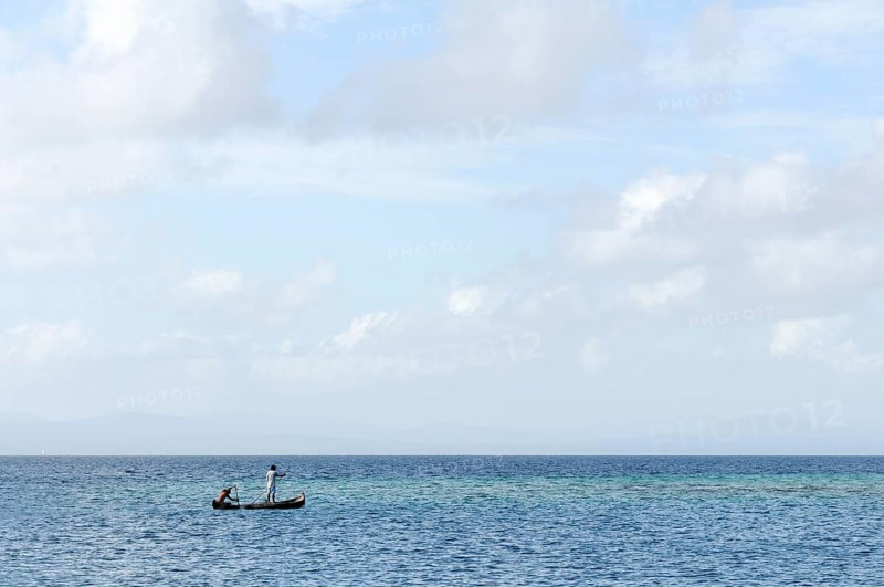 Fishermen in a pirogue