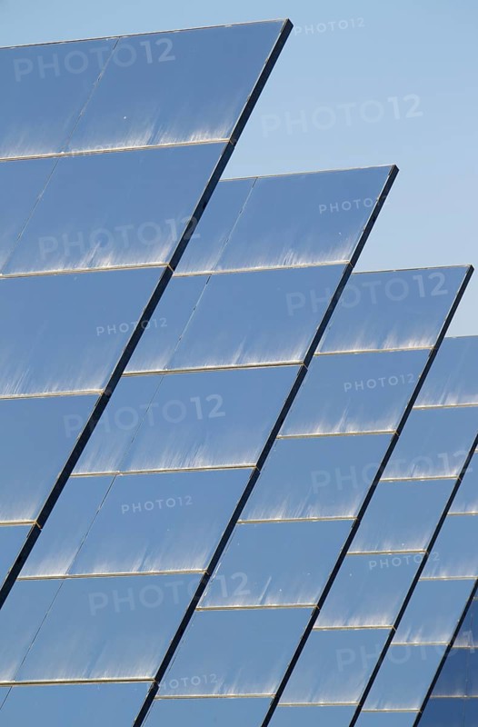 Rows of solar panels