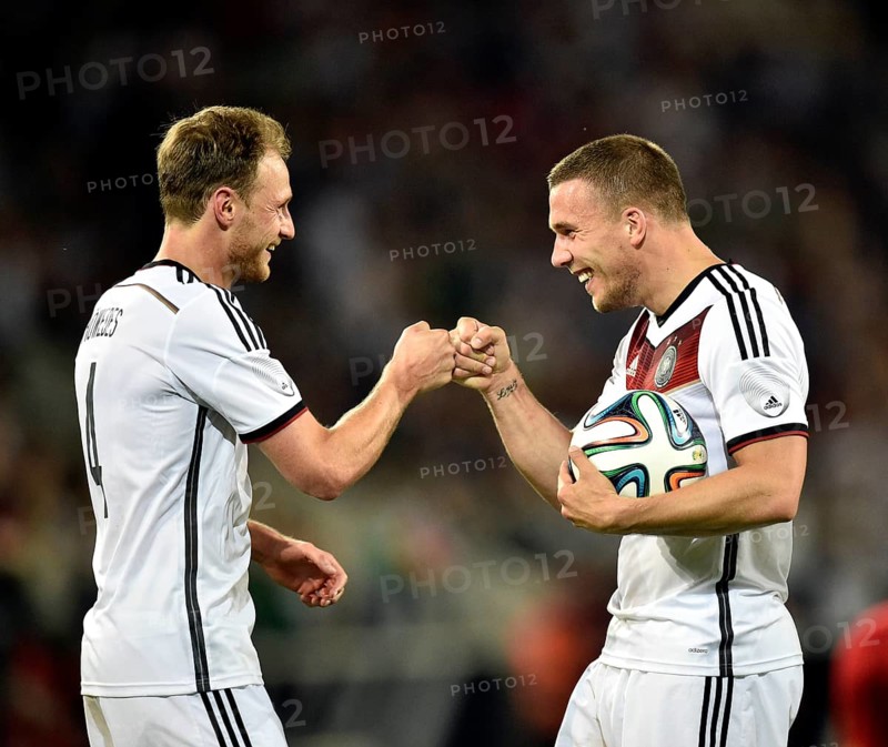 Celebrating a goal