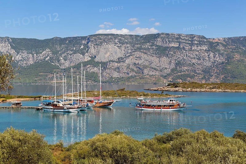 Tour boats at Sedir Island