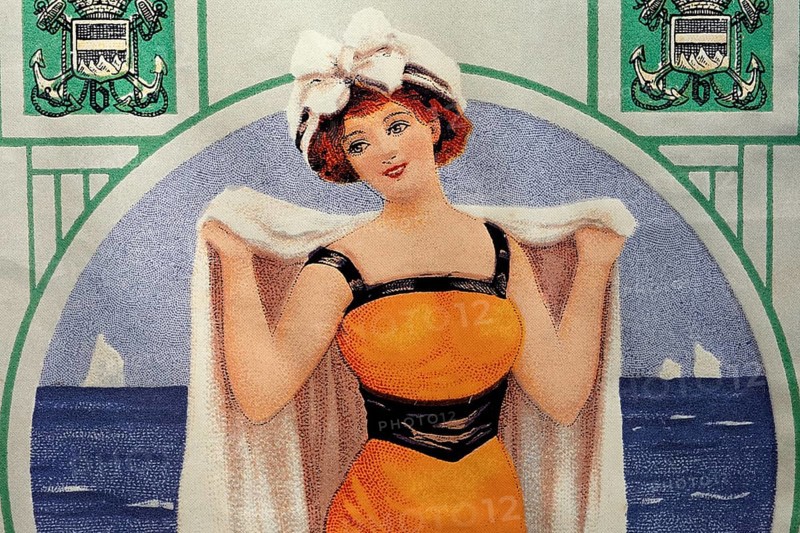 Woman in a bathing suit