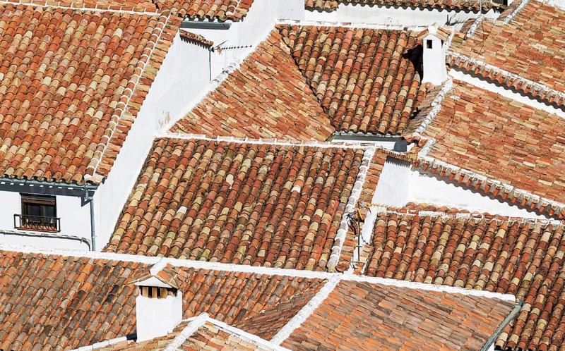 Overlooking the roofs of the White Town of Grazalema