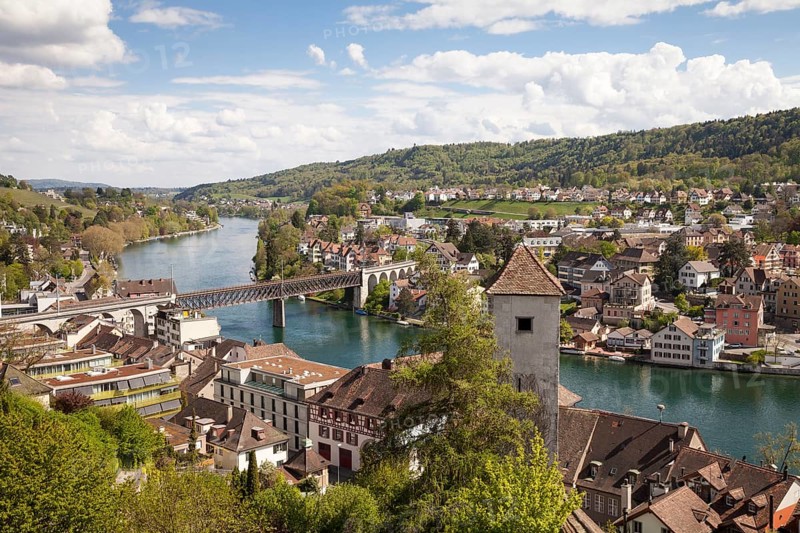 View from Munot Fortress over the town