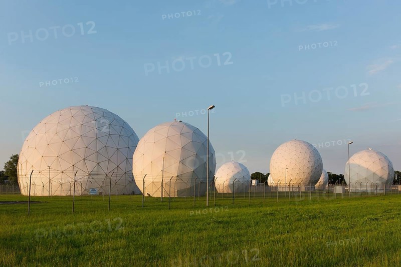 Radomes of the former Echelon surveillance station Field Station 81