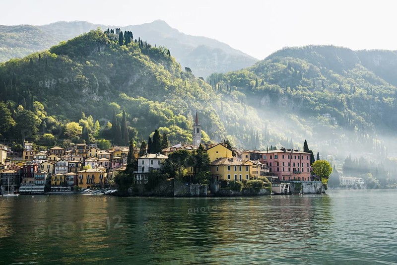 Village on the lake