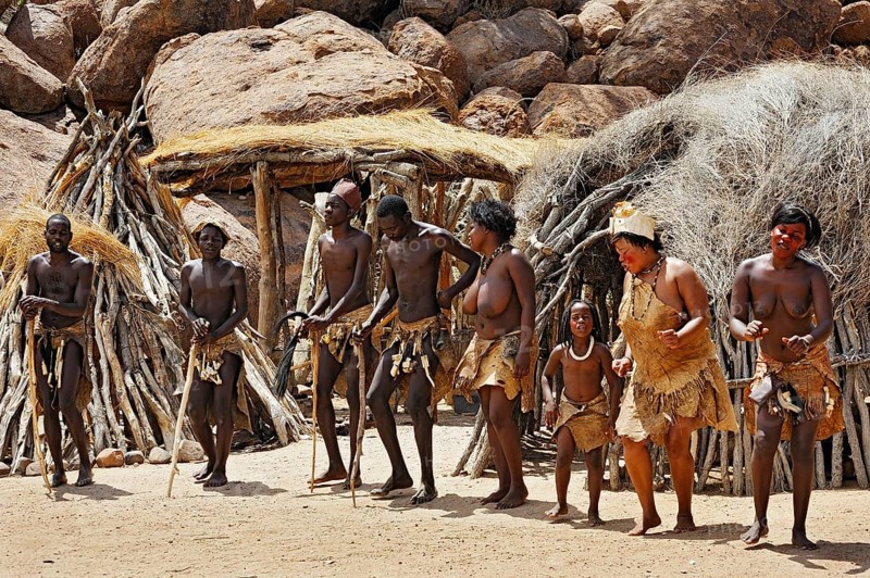 Dance of the native people