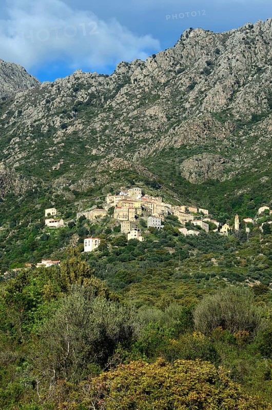 Mountain village of Lama in the Ostriconi Valley