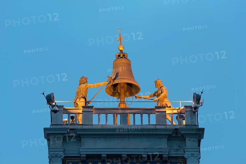 Bell on the Torre dell'Orologio in St. Mark's Square