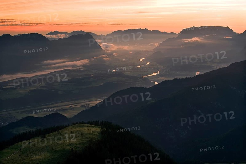 Inn Valley in the early morning
