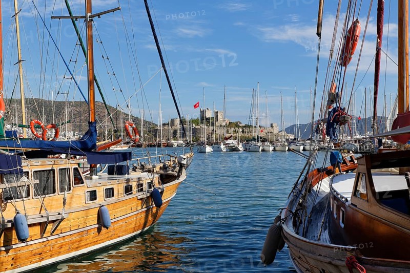 Harbour with the Castle of St Peter