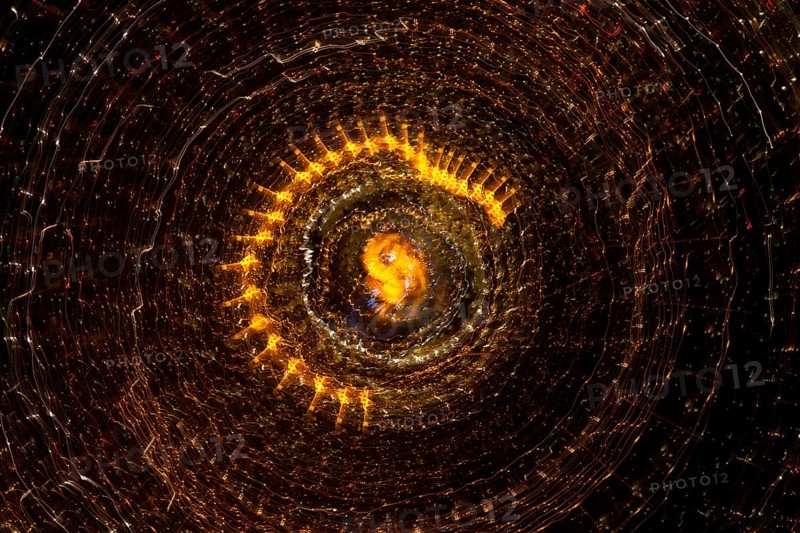Light trails radiating outwards
