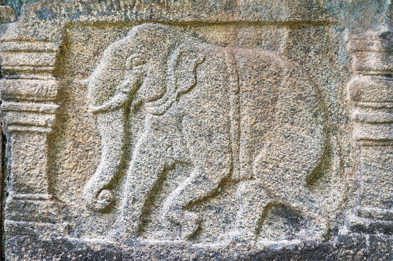 Historic stone-relief