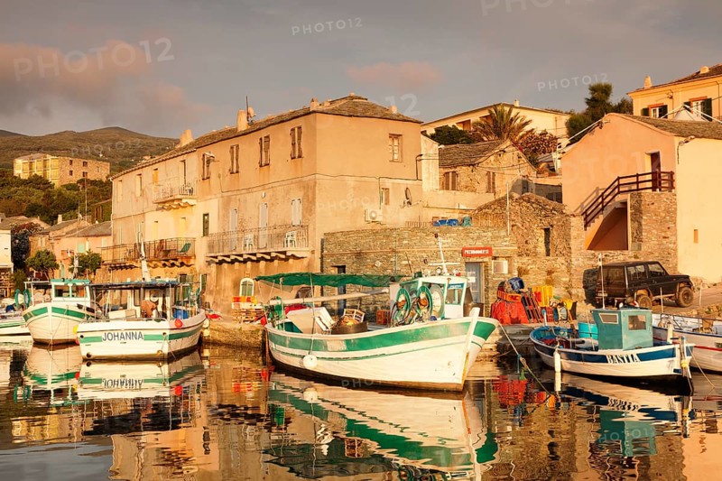 Fishing boats in the harbor of Port de Centuri