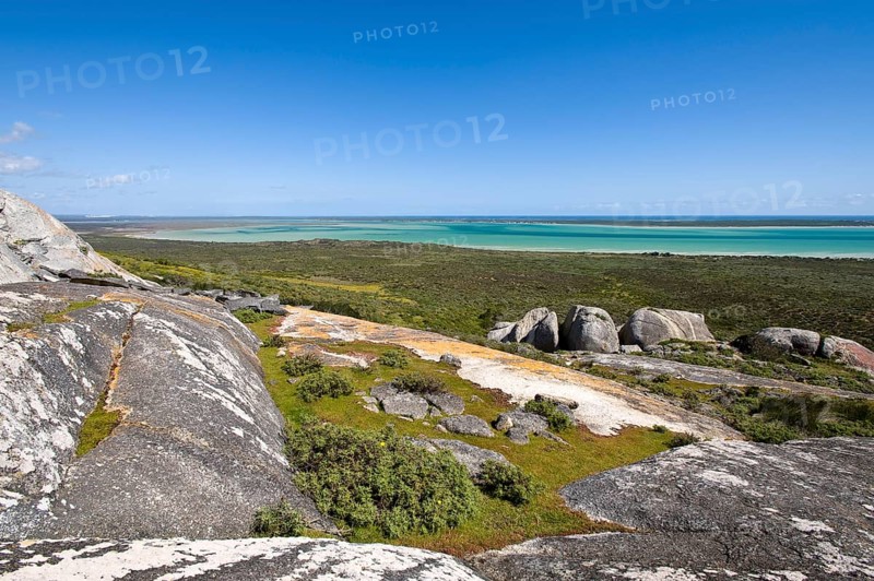 View from rocky outcrop over Langebaan lagoon