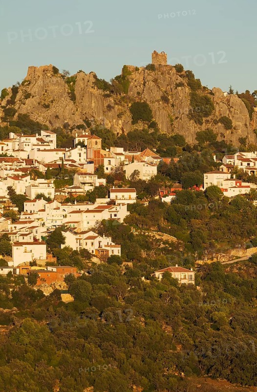 The White Town of Gaucin below a Moorish fort