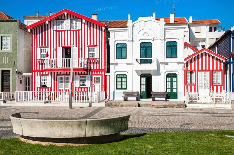 Typical colorful houses