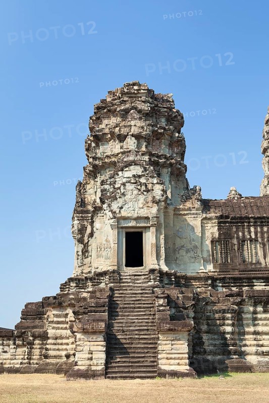 Angkor Wat first level stone tower