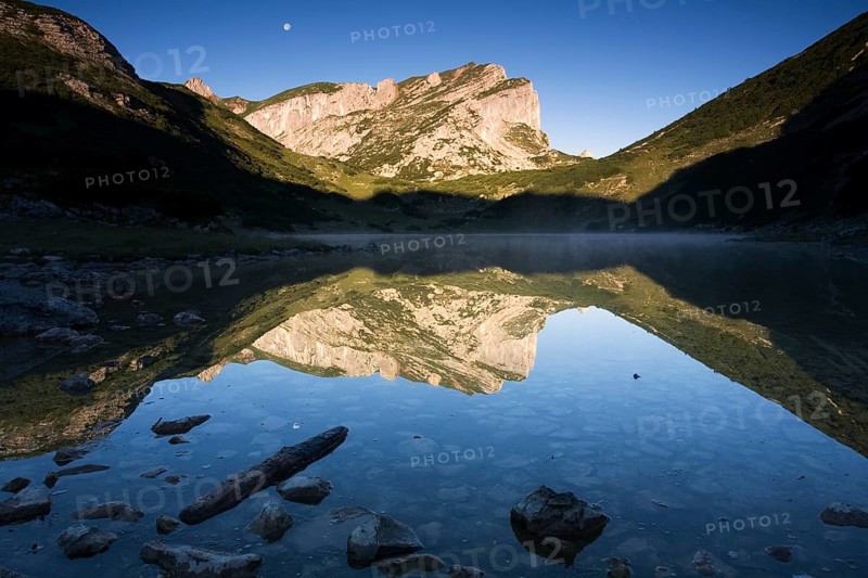 Rofanspitze reflected in Zireiner See