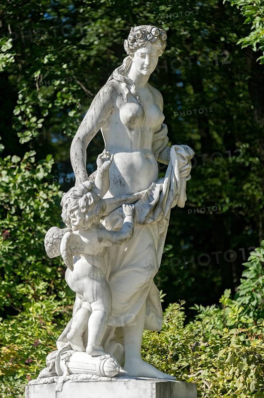 Marble statue of the goddess Venus