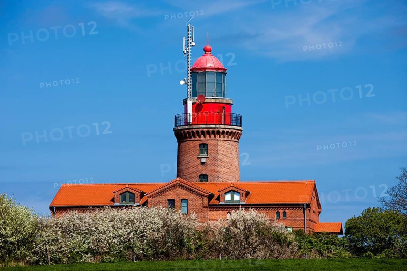 Bastorf lighthouse in spring