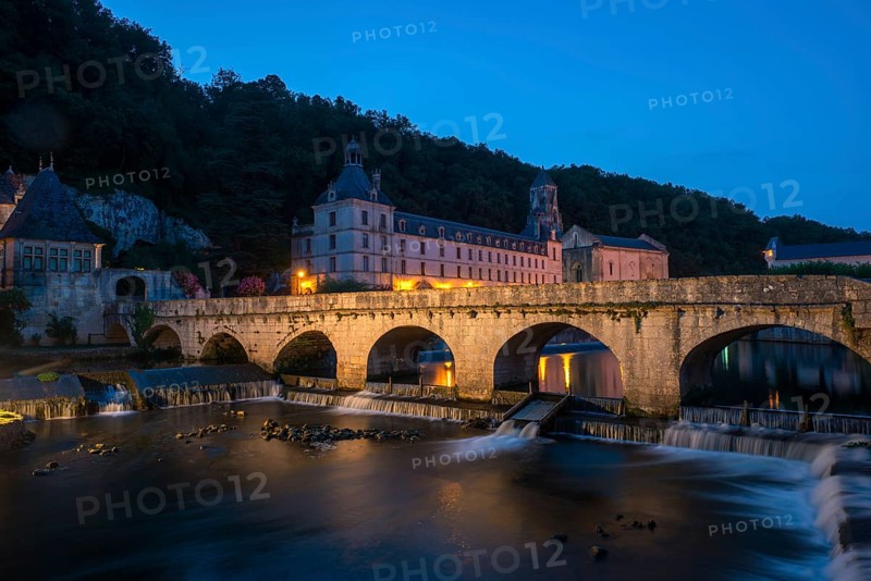 Abbey of Saint Pierre and Pont Coude bridge