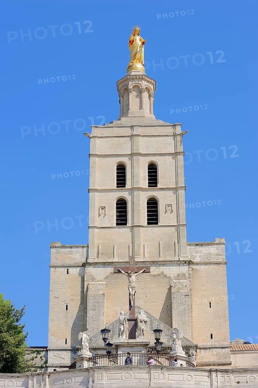 Avignon Cathedral with the Crucifix below