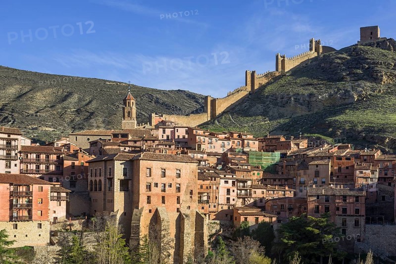 Historic centre with a part of the city walls of Albarracin