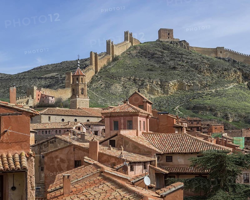 Historic centre with a part of the city walls of Albarracin