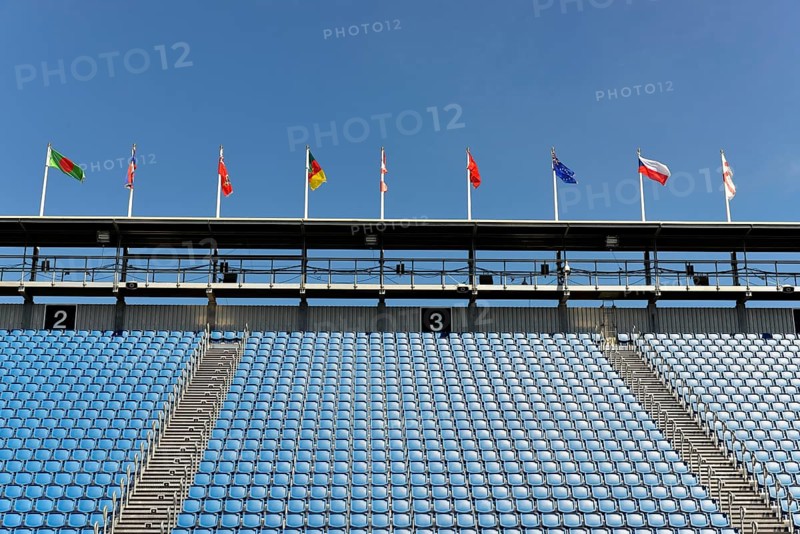Empty grandstand