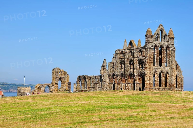 The ruins of Whitby Abbey that inspired Bram Stoker to his masterpiece 'Dracula'