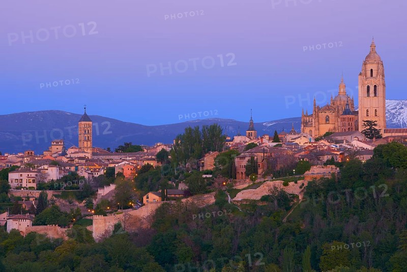 Cityscape with Segovia Cathedral