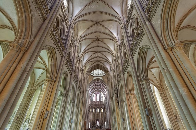 Gothic Coutances Cathedral