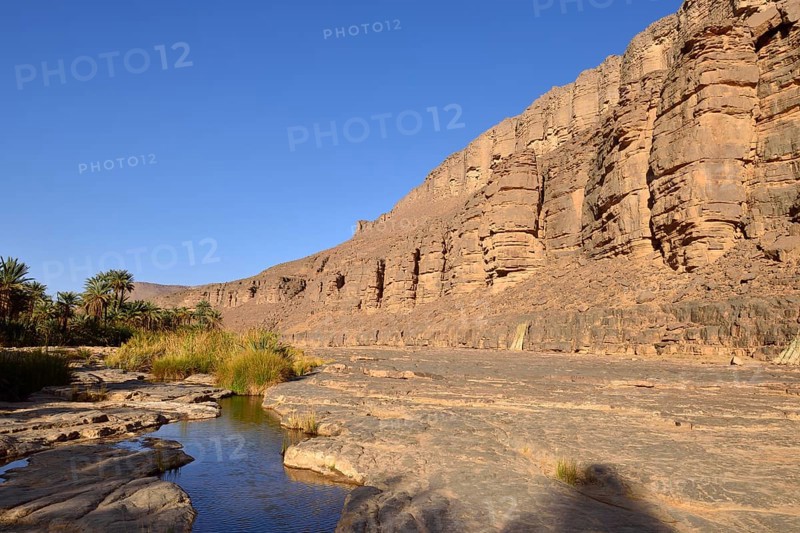 Water in a guelta at Iherir Canyon