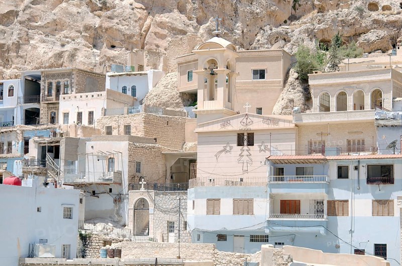 Houses in the village of Ma'loula