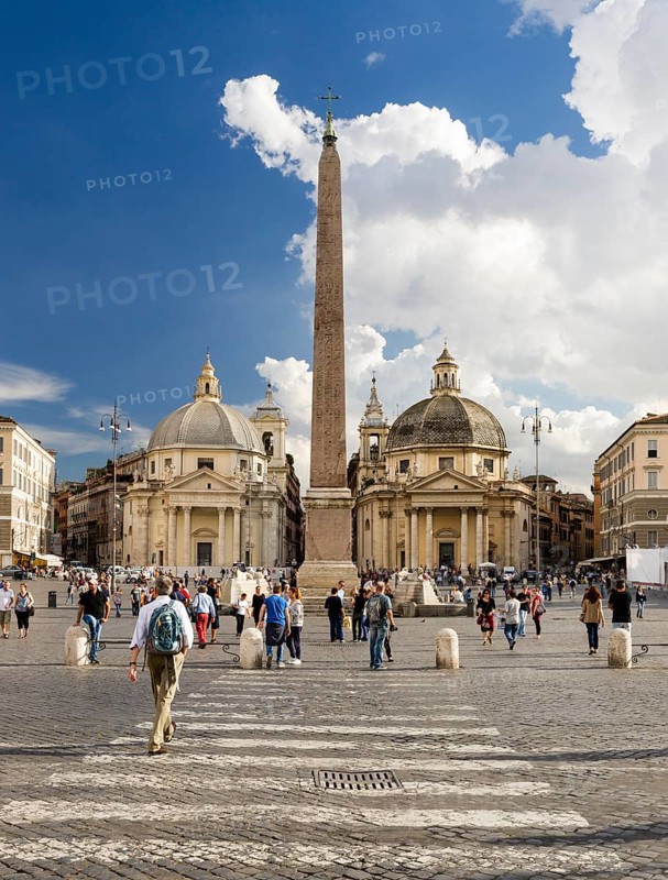 Neoclassical Piazza del Popolo