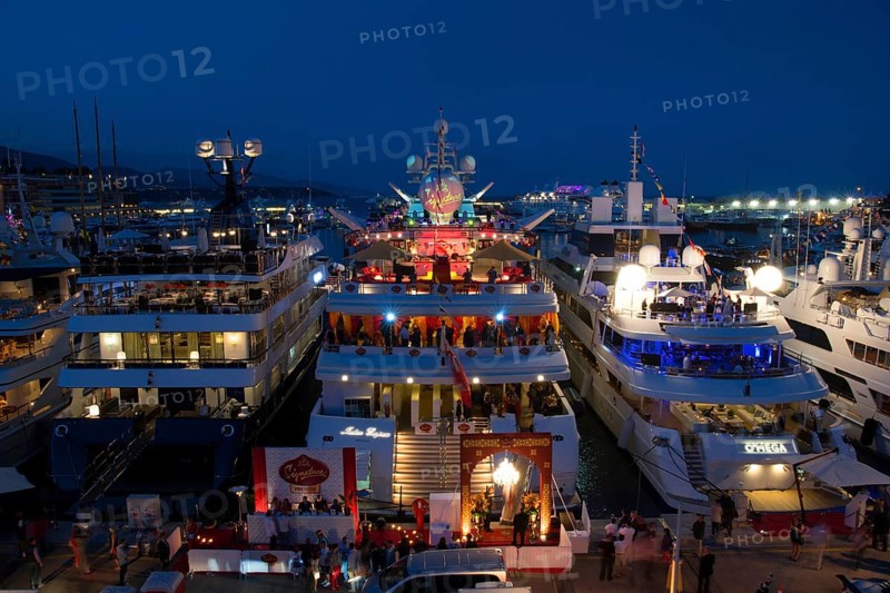 Yachts in Port Hercules or Port Hercule