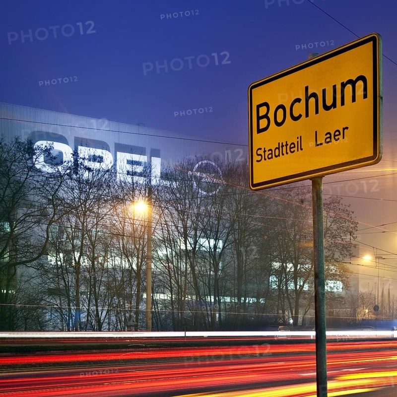 Bochum town sign