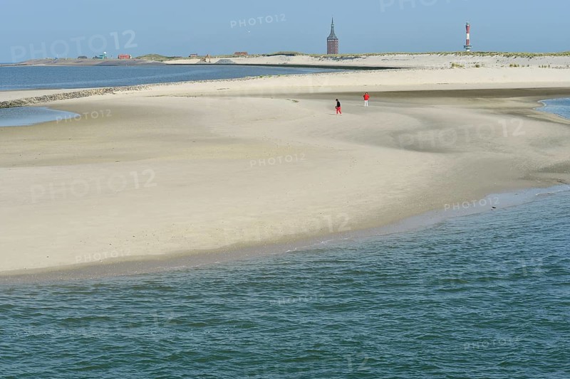 A sandbar at the harbor