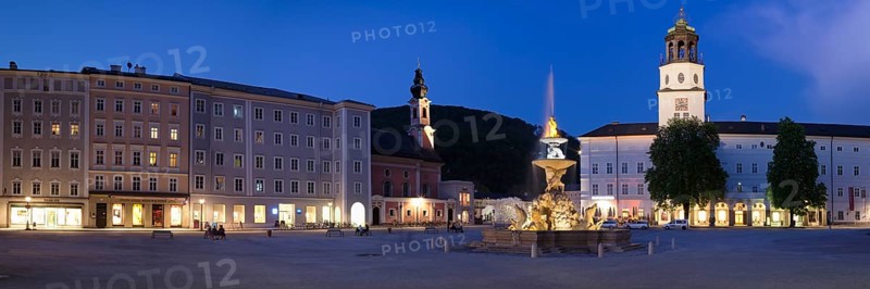 Residenzplatz with Residenzbrunnen fountain