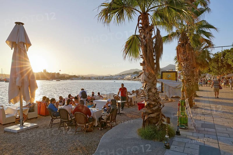 Restaurant on the Halk city beach