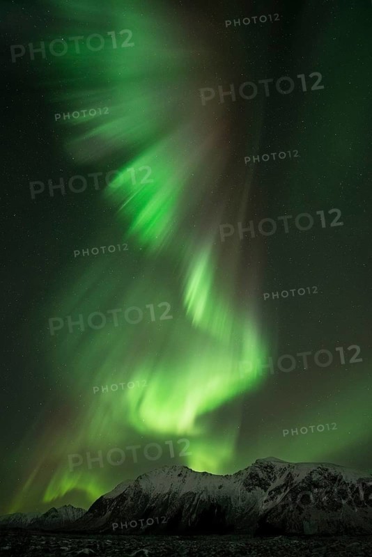 Northern lights or aurora borealis